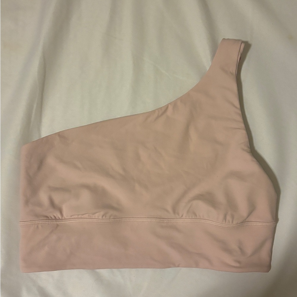 Lululemon One-Shoulder Pink Align Bra
